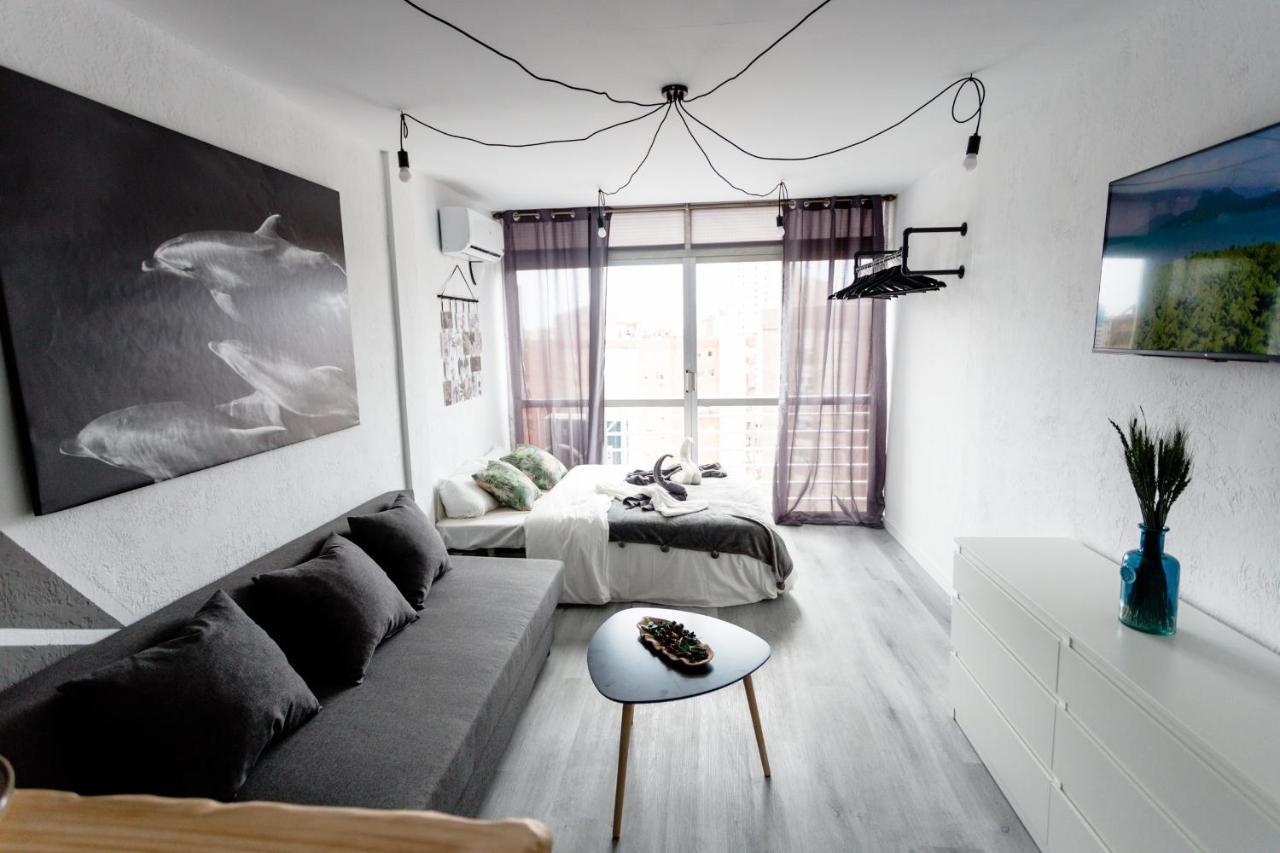 Modern Studio With See And City View 베니돔 외부 사진